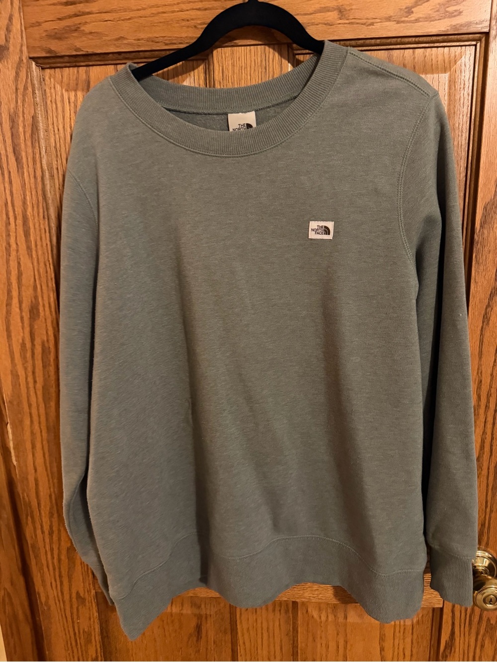 The North Face Men’s Crewneck Sweater in Sage Green